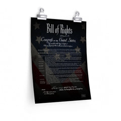 Bill of Rights Black Edition Premium Poster Poster MEDIUM (11×14) 