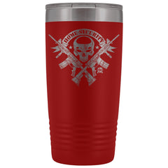 Home Security - Stainless Etched Tumbler Tumblers Red 