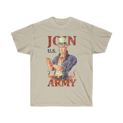 Join U.S. Army Vintage Distressed T-Shirt T-Shirt Sand S 
