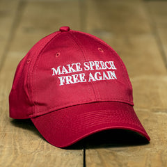 Make Speech Free Again Hat Hats True Red 