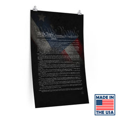 U.S. Constitution Black Edition Premium Poster Poster EXTRA LARGE (24 × 36) 