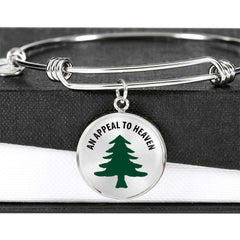 An Appeal To Heaven Revolutionary Flag Luxury Bangle Bracelet - Made In America! Jewelry 