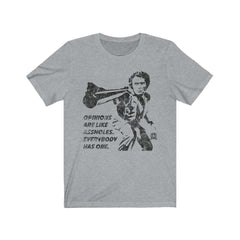 Opinions Are Like Assholes... Dirty Harry Premium Jersey T-Shirt T-Shirt Athletic Heather L 