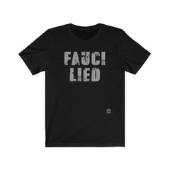 FAUCI LIED T-Shirt Black L 