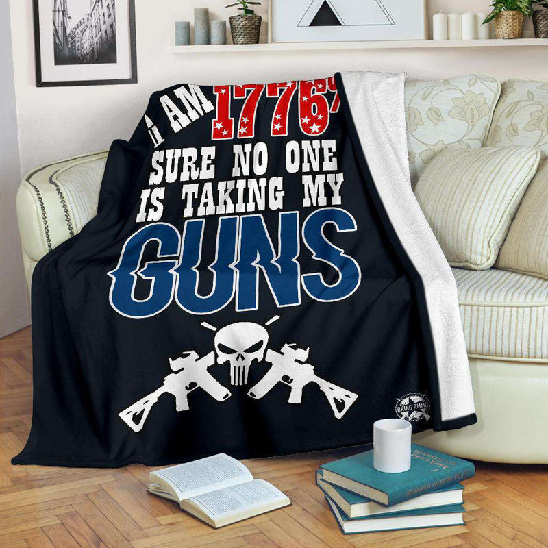 1776% Sure No One Is Taking My Guns Ultra Soft Micro Fleece Blanket v2 Blankets 